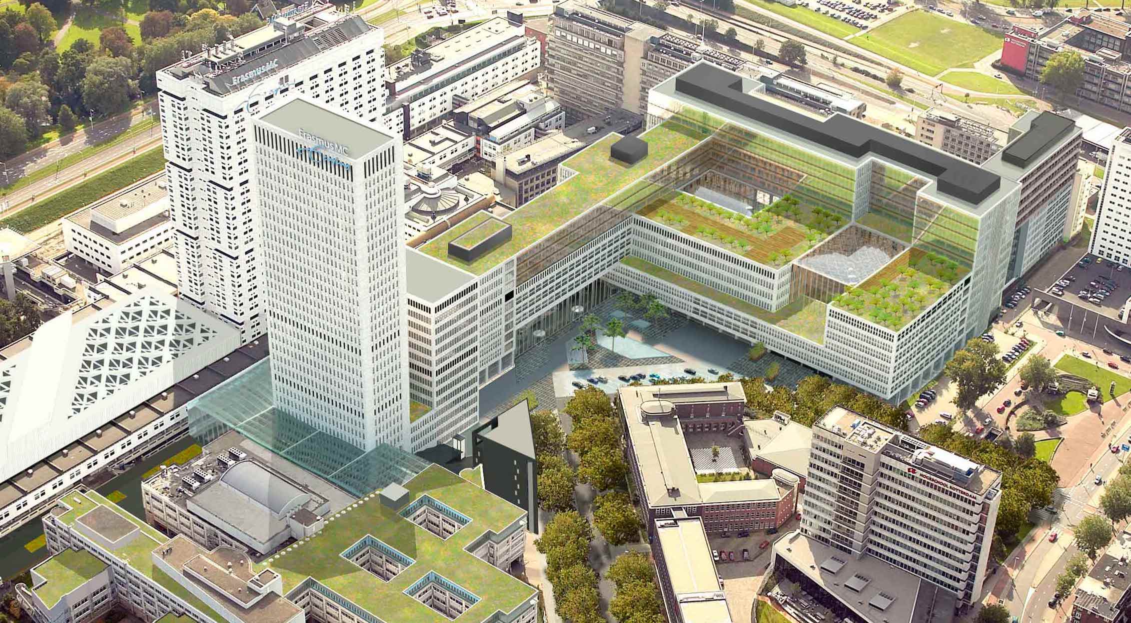 Groen dak voor Rotterdams ziekenhuis