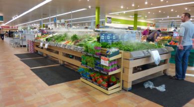 Groenten en fruit mist