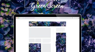 Ad blocker met bloemen