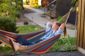 Genieten in de tuin