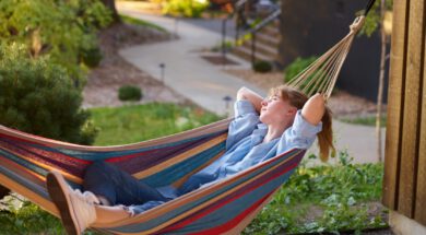 Genieten in de tuin